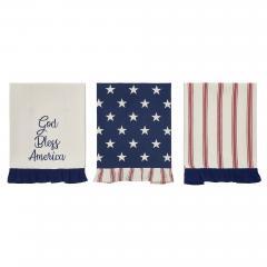 89010-Hatteras-Stars-GBA-Ruffled-Tea-Towel-Set-of-3-16x28-image-4