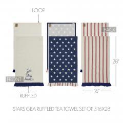 89010-Hatteras-Stars-GBA-Ruffled-Tea-Towel-Set-of-3-16x28-image-5