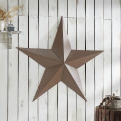Metal Star Rust Brown Distressed 48x48