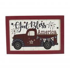 89704-Shiplap-God-Bless-America-Red-Truck-Bunting-Fireworks-MDF-Wall-Sign-8x12-image-3