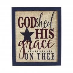 89708-God-Shed-His-Grace-On-Thee-Framed-MDF-Wall-Sign-12x10-image-3
