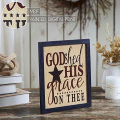 89708-God-Shed-His-Grace-On-Thee-Framed-MDF-Wall-Sign-12x10-image-7