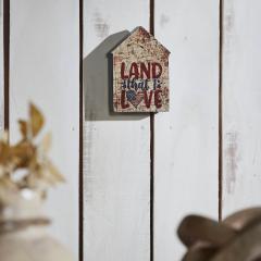 89709-Land-That-I-Love-House-Shaped-Block-Sign-6x4x1-image-2