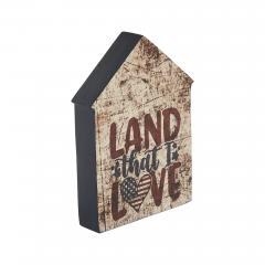 89709-Land-That-I-Love-House-Shaped-Block-Sign-6x4x1-image-5