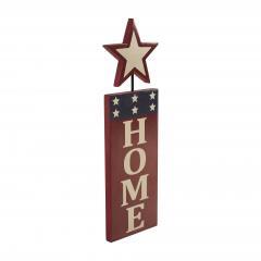 89713-HOME-w-Star-In-Red-Outline-MDF-Wall-Hanging-16x5-image-5