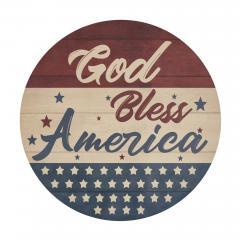 89714-God-Bless-America-Round-MDF-Wall-Hanging-11-Inch-Diameter-image-3