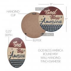 89714-God-Bless-America-Round-MDF-Wall-Hanging-11-Inch-Diameter-image-6