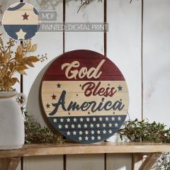 89714-God-Bless-America-Round-MDF-Wall-Hanging-11-Inch-Diameter-image-7