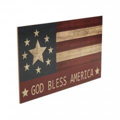 89718-GOD-BLESS-AMERICA-On-Vintage-American-Flag-MDF-Wall-Sign-10x16-image-5
