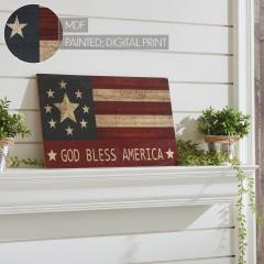 89718-GOD-BLESS-AMERICA-On-Vintage-American-Flag-MDF-Wall-Sign-10x16-image-7