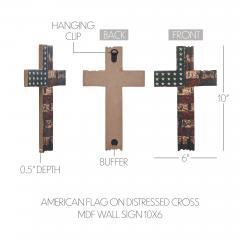 89719-American-Flag-On-Distressed-Cross-MDF-Wall-Sign-10x6-image-5