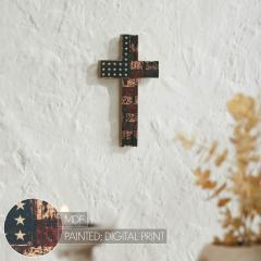 89719-American-Flag-On-Distressed-Cross-MDF-Wall-Sign-10x6-image-6