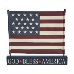 89725-Canvas-American-Flag-on-Blue-GBA-MDF-Base-Decor-12x14x1-image-3