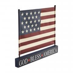 89725-Canvas-American-Flag-on-Blue-GBA-MDF-Base-Decor-12x14x1-image-5