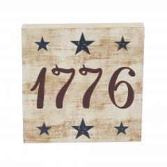 89735-My-Country-1776-w-Blue-Stars-MDF-Block-Sign-6x6x1-image-3