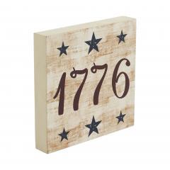 89735-My-Country-1776-w-Blue-Stars-MDF-Block-Sign-6x6x1-image-5