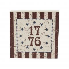 89736-My-Country-1776-w-Blue-Stars-Stripes-MDF-Block-Sign-6x6x1-image-3
