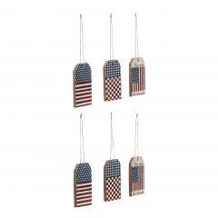 89737-My-Country-Americana-MDF-Tag-Ornaments-w-Twines-5x2.5x0.5-Sets-of-6-image-4