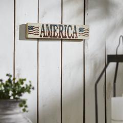 89738-My-Country-AMERICA-Two-Flags-MDF-Wall-Hanging-3x14x0.75-image-2