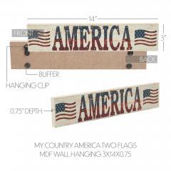 89738-My-Country-AMERICA-Two-Flags-MDF-Wall-Hanging-3x14x0.75-image-6