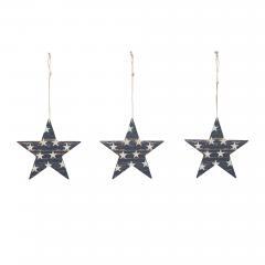89740-My-Country-White-Stars-On-Navy-MDF-Star-Ornament-5.25x5x0.125-Set-of-3-image-2