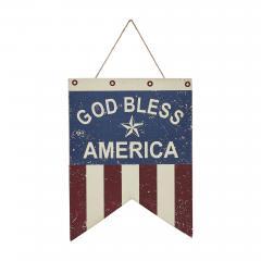 89743-God-Bless-America-Dovetail-Flag-MDF-Wall-Hanging-8x6-image-2