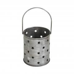 89763-Votive-Candle-Holder-w-Punched-Stars-Black-Zinc-Iron-3.75x3.25x3.25-image-2