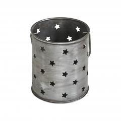 89763-Votive-Candle-Holder-w-Punched-Stars-Black-Zinc-Iron-3.75x3.25x3.25-image-3