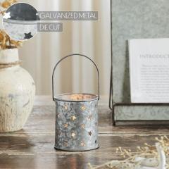 89764-Votive-Candle-Holder-w-Punched-Stars-Galvanized-3.75x3.25x3.25-image-7