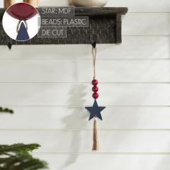 89730-Red-Beads-Blue-Star-Tassel-Ornament-10x3-image-6