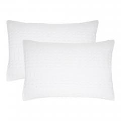 85114-Waffle-Weave-White-King-Sham-Set-of-2-36Lx20W-image-3