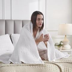 85119-Waffle-Weave-White-Throw-60Lx50W-image-2