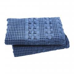 85120-Waffle-Weave-Navy-Blue-Standard-Sham-Set-of-2-26Lx20W-image-4