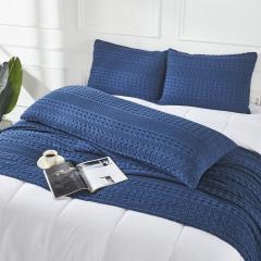 85123-Waffle-Weave-Navy-Blue-Body-Pillow-Cover-54Lx20W-image-2