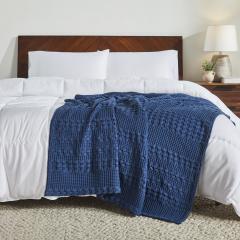85127-Waffle-Weave-Navy-Blue-Throw-60Lx50W-image-6