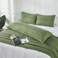 85131-Waffle-Weave-Olive-Green-Body-Pillow-Cover-54Lx20W-image-2