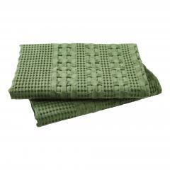 85133-Waffle-Weave-Olive-Green-Euro-Sham-Set-of-2-26Lx26W-image-5