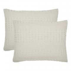 85096-Waffle-Weave-Natural-Standard-Sham-Set-of-2-26Lx20W-image-4