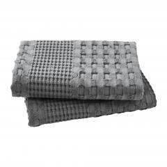 85104-Waffle-Weave-Dark-Grey-Standard-Sham-Set-of-2-26Lx20W-image-5