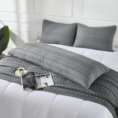 85107-Waffle-Weave-Dark-Grey-Body-Pillow-Cover-54Lx20W-image-2