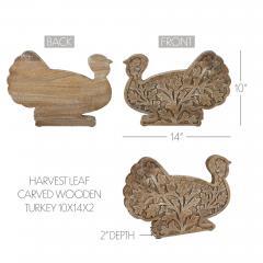 89785-Harvest-Leaf-Carved-Wooden-Turkey-10x14x2-image-5