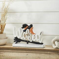 Wicked Witch Wooden Table Sign 8x11.5x2