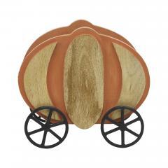 89805-Wooden-Pumpkin-Carriage-w-Iron-Wheels-Decor-11x8x9.75-image-2