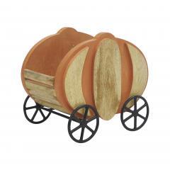 89805-Wooden-Pumpkin-Carriage-w-Iron-Wheels-Decor-11x8x9.75-image-4