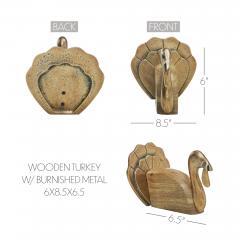 89812-Wooden-Turkey-w-Burnished-Metal-6x8.5x6.5-image-8