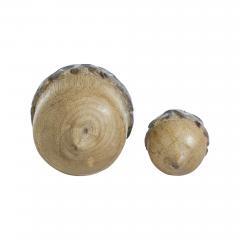 89813-Wooden-Acorn-Set-of-2-2.75-and-4.5-inch-image-2