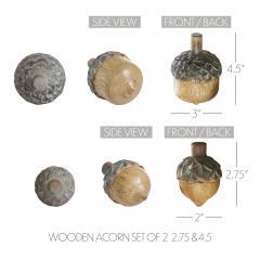 89813-Wooden-Acorn-Set-of-2-2.75-and-4.5-inch-image-5