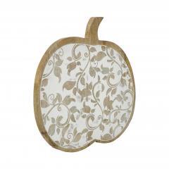 89815-White-Wash-Wooden-Carved-Vine-Pumpkin-14x14x1.5-image-4
