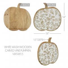 89815-White-Wash-Wooden-Carved-Vine-Pumpkin-14x14x1.5-image-5