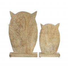 89819-Wooden-Owl-Natural-Set-of-2-9.75-and-13.25-inch-image-3